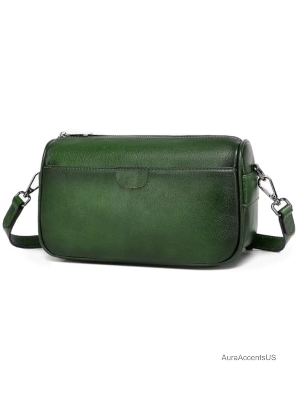 Full-Grain Leather Crossbody Bag Small Shoulder Handbag for Women